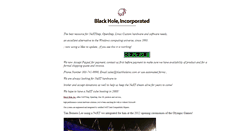 Desktop Screenshot of blackholeinc.com